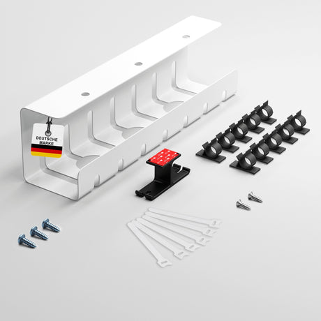 Kabelkanal Schreibtisch Komplettset - verschiedene Sets