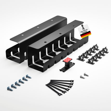 Kabelkanal Schreibtisch Komplettset - verschiedene Sets