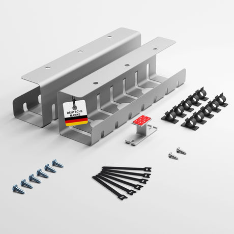 Kabelkanal Schreibtisch Komplettset - verschiedene Sets