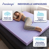 Arensberger Matratzen Topper SOFT, Memory Foam Matratzentopper, waschbarer Bezug, geeignet für Federkern & Schaumstoff Matratzen, H2, Matratzenauflage Höhe 5cm