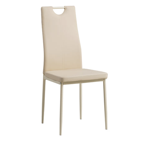 ALBATROS Designer Esszimmerstuhl SALERNO | 4er/6er Set | Schwarz, Grau, Beige, Braun, Rot, Weiß | Kunstleder Bezug