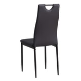ALBATROS Designer Esszimmerstuhl SALERNO | 4er/6er Set | Schwarz, Grau, Beige, Braun, Rot, Weiß | Kunstleder Bezug