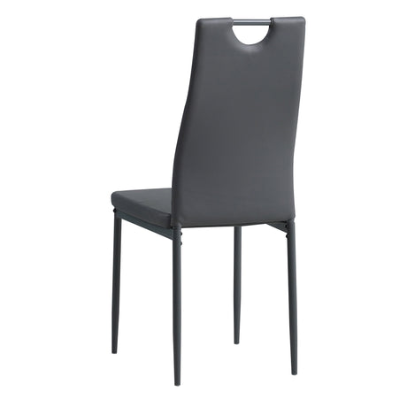 ALBATROS Designer Esszimmerstuhl SALERNO | 4er/6er Set | Schwarz, Grau, Beige, Braun, Rot, Weiß | Kunstleder Bezug