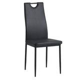 ALBATROS Designer Esszimmerstuhl SALERNO | 4er/6er Set | Schwarz, Grau, Beige, Braun, Rot, Weiß | Kunstleder Bezug