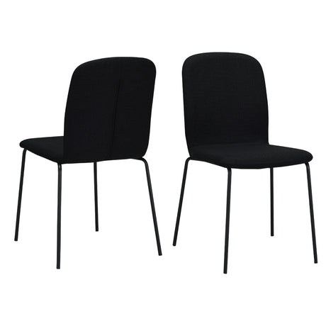 RAVINO Designer Stapelstühle 4er Set ENNA  / S10 mit Stoffbezug, Konferenzstühle Besucherstühle