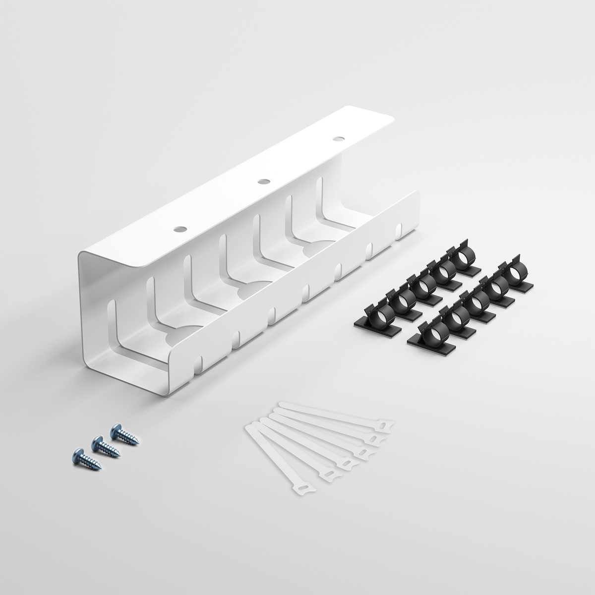 Kabelkanal Schreibtisch Komplettset - verschiedene Sets