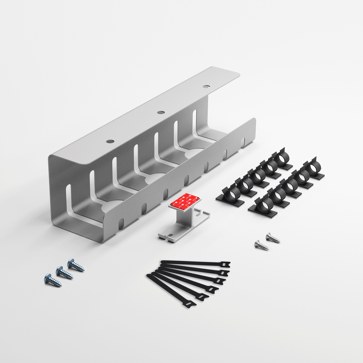 Kabelkanal Schreibtisch Komplettset - verschiedene Sets