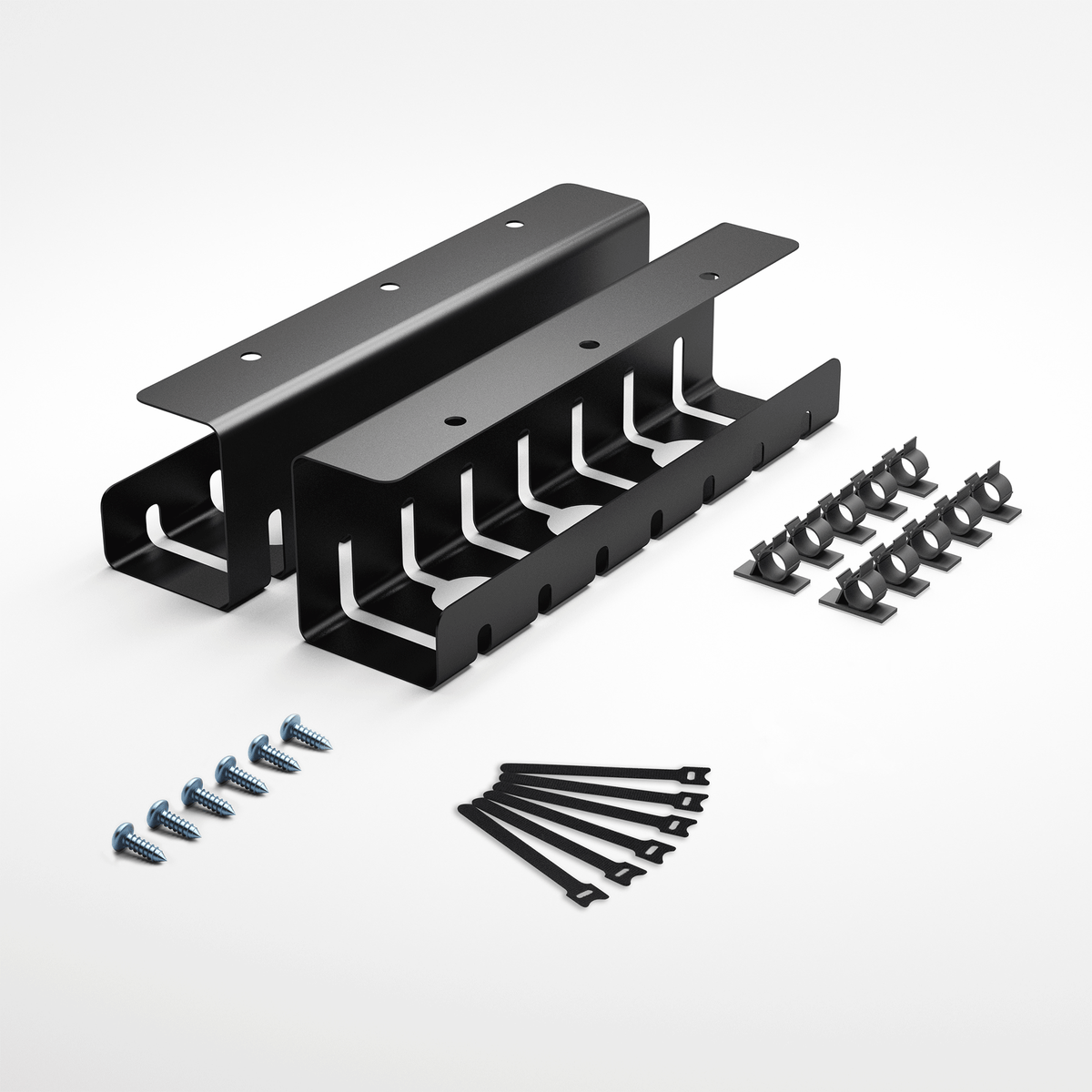 Kabelkanal Schreibtisch Komplettset - verschiedene Sets