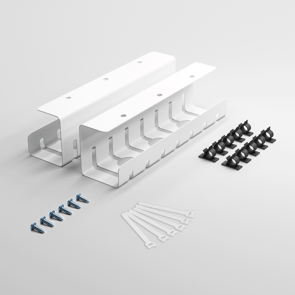 Kabelkanal Schreibtisch Komplettset - verschiedene Sets