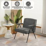 Albatros Designer Vintage Sessel Stanford, hochwertiger Cord Stoff Bezug