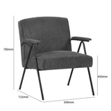 Albatros Designer Vintage Sessel Stanford, hochwertiger Cord Stoff Bezug