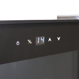 WK 50 Weinkühlschrank – 15 Flaschen, 5–20 °C einstellbar, abschließbar, LED-Beleuchtung, Glastür, Touchscreen, 4 Holz-Einlegeböden, leise