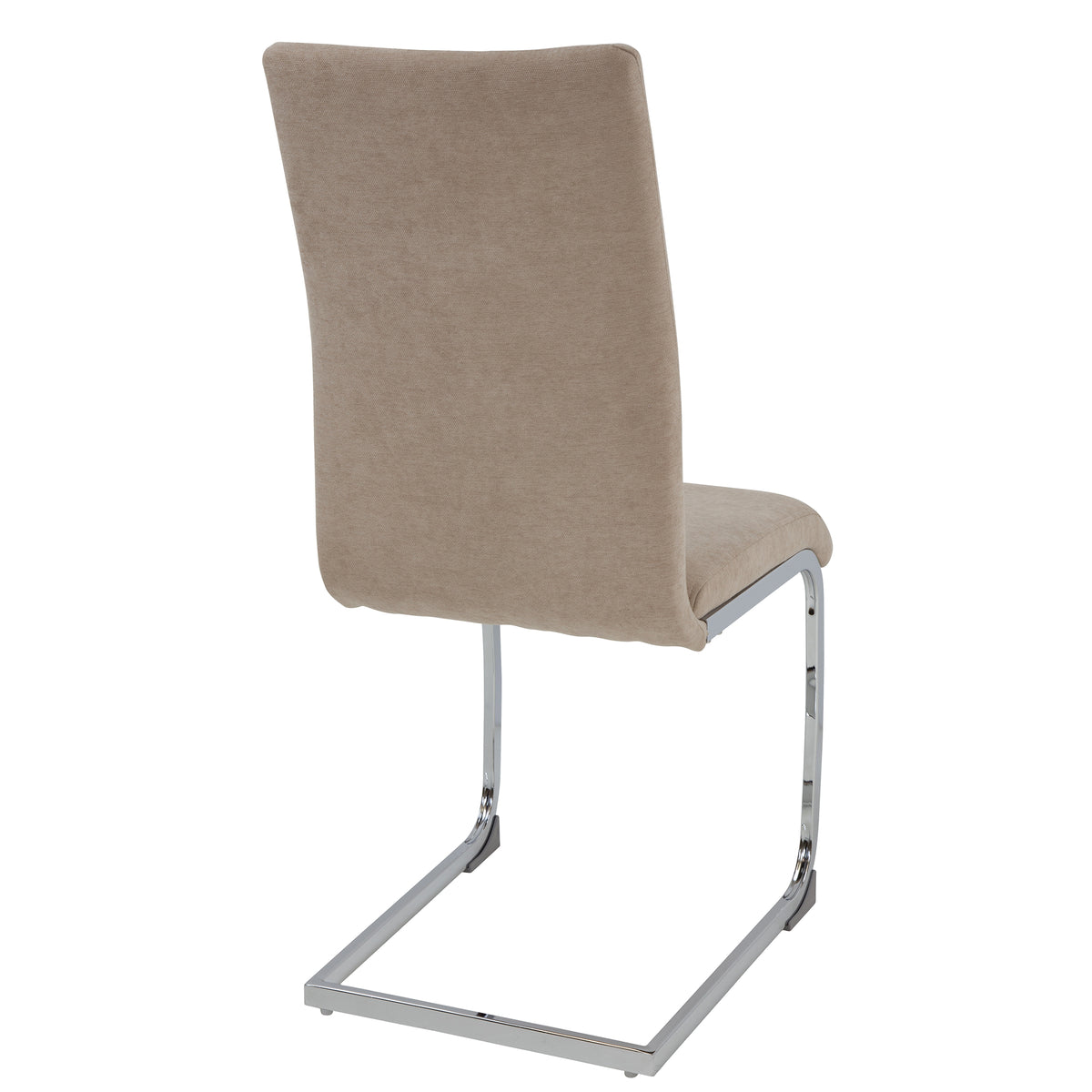 ALBATROS Freischwinger Designerstuhl LUGANO | 4er Set | Schwarz, Grau | Stoff Bezug
