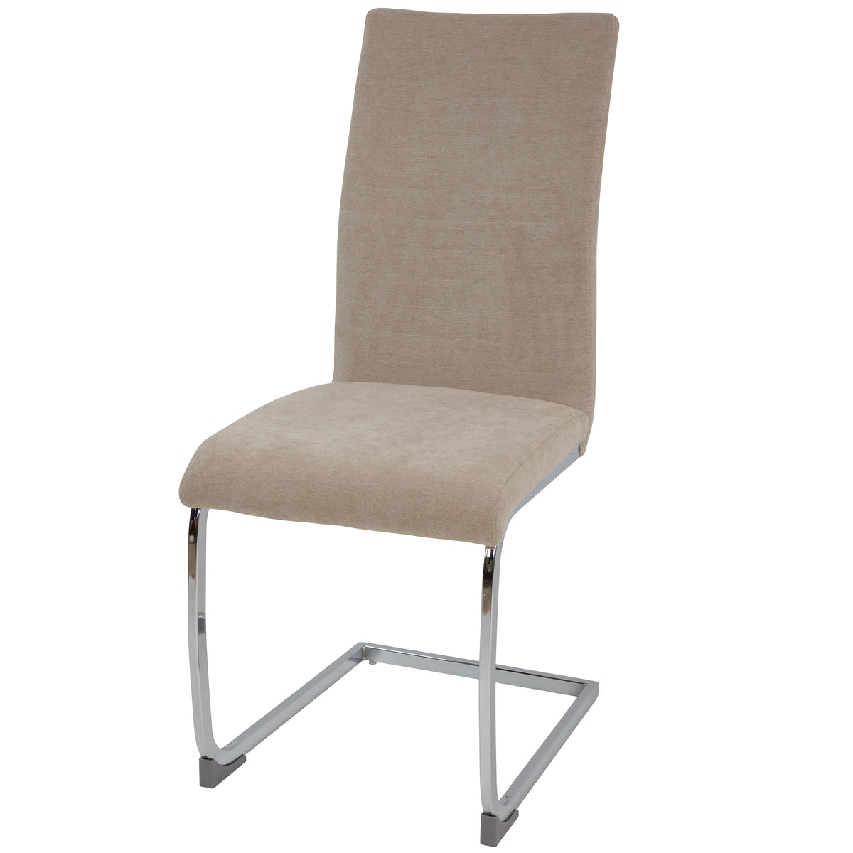 ALBATROS Freischwinger Designerstuhl LUGANO | 4er Set | Schwarz, Grau | Stoff Bezug