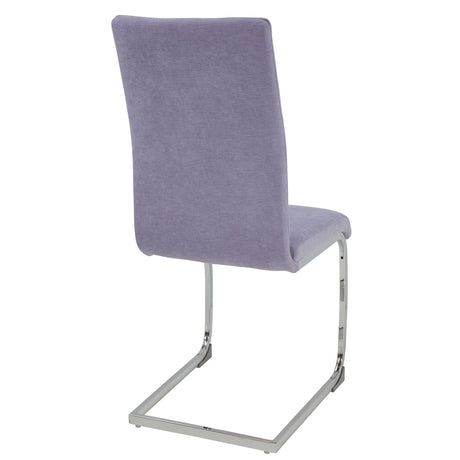 ALBATROS Freischwinger Designerstuhl LUGANO | 4er Set | Schwarz, Grau | Stoff Bezug