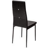 ALBATROS Designer Esszimmerstuhl DIAMOND | 4er/6er Set | Schwarz, Grau, Weiß | Kunstleder Bezug