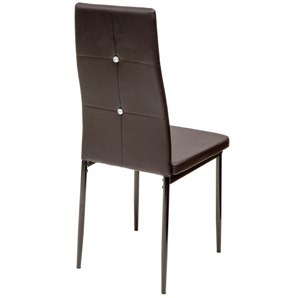 ALBATROS Designer Esszimmerstuhl DIAMOND | 4er/6er Set | Schwarz, Grau, Weiß | Kunstleder Bezug