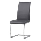 ALBATROS Freischwinger Designerstuhl BURANO | 4er Set | Schwarz, Grau, Beige, Braun, Weiß | Kunstleder Bezug