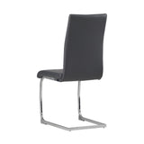 ALBATROS Freischwinger Designerstuhl BURANO | 4er Set | Schwarz, Grau, Beige, Braun, Weiß | Kunstleder Bezug