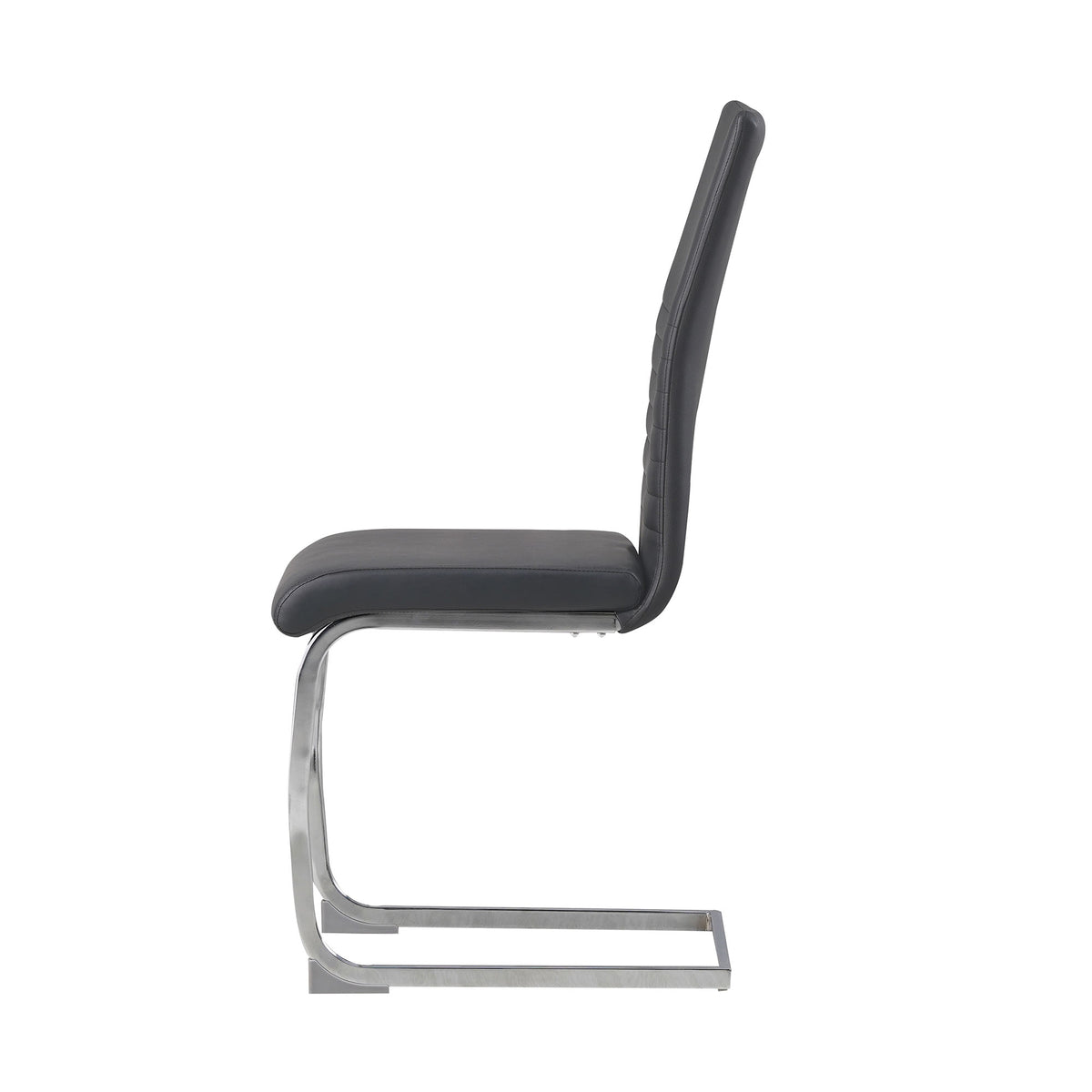 ALBATROS Freischwinger Designerstuhl BURANO | 4er Set | Schwarz, Grau, Beige, Braun, Weiß | Kunstleder Bezug