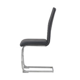 ALBATROS Freischwinger Designerstuhl BURANO | 4er Set | Schwarz, Grau, Beige, Braun, Weiß | Kunstleder Bezug
