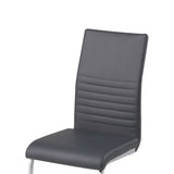ALBATROS Freischwinger Designerstuhl BURANO | 4er Set | Schwarz, Grau, Beige, Braun, Weiß | Kunstleder Bezug