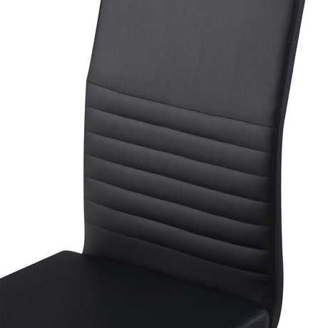 ALBATROS Freischwinger Designerstuhl BURANO | 4er Set | Schwarz, Grau, Beige, Braun, Weiß | Kunstleder Bezug