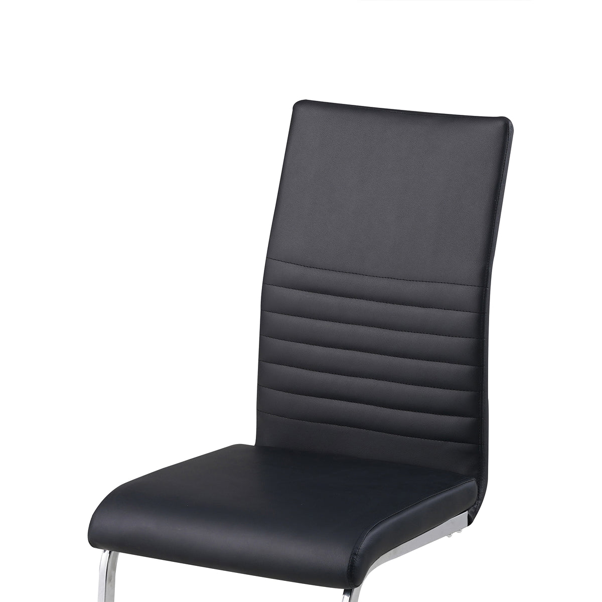 ALBATROS Freischwinger Designerstuhl BURANO | 4er Set | Schwarz, Grau, Beige, Braun, Weiß | Kunstleder Bezug