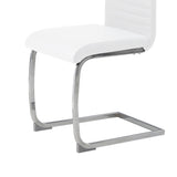 ALBATROS Freischwinger Designerstuhl BURANO | 4er Set | Schwarz, Grau, Beige, Braun, Weiß | Kunstleder Bezug