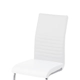 ALBATROS Freischwinger Designerstuhl BURANO | 4er Set | Schwarz, Grau, Beige, Braun, Weiß | Kunstleder Bezug