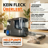 Waschsauger HYDRO 9000 MAX, Teppichreiniger & Polsterreiniger mit Dampffunktion