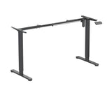 höhenverstellbares Schreibtischgestell UP30 schwarz/weiß/silber, elektrisch