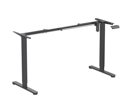höhenverstellbares Schreibtischgestell UP30 schwarz/weiß/silber, elektrisch