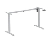 höhenverstellbares Schreibtischgestell UP30 schwarz/weiß/silber, elektrisch