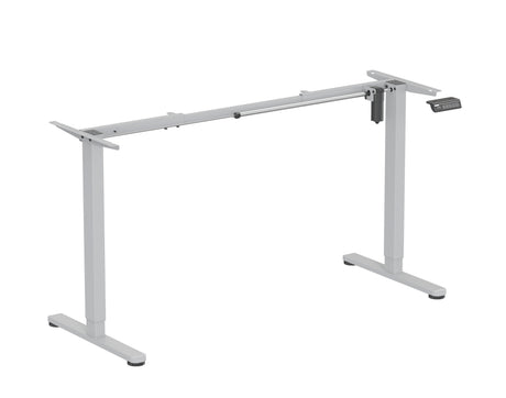 höhenverstellbares Schreibtischgestell UP30 schwarz/weiß/silber, elektrisch